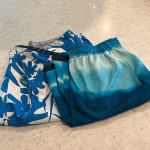 2 pairs of Mens swim shorts (1 Nike & 1 Puma) Large
